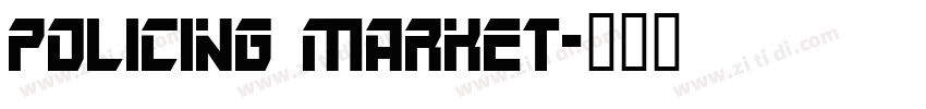 policing market字体转换